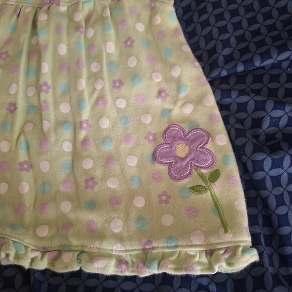 carters just on year 3 months dress with flowers - Picture 2 of 6